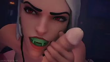 Odtwórz Overwatch wampira popiołu i anioła futa