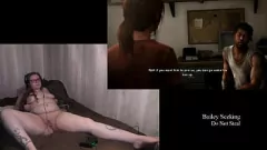 Play Nude BBW Brunette Gamer with Tattoos and Big Ass Plays Last of Us - Part 11